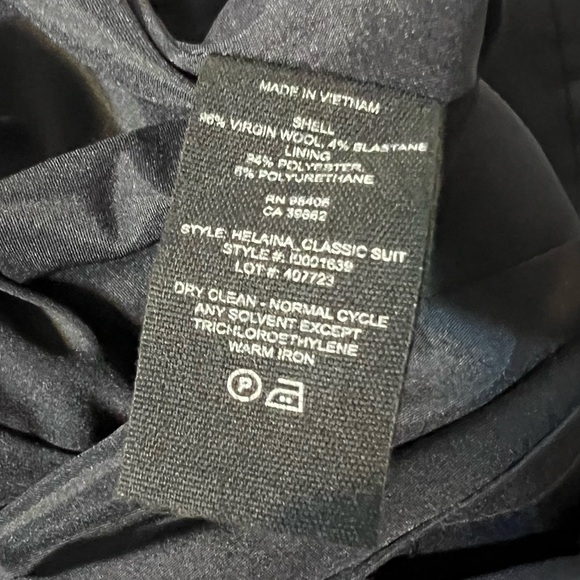 Theory Helaina Sleeveless Shift Dress in Stretch Italian Summer Wool NAVY BLUE - Picture 8 of 13